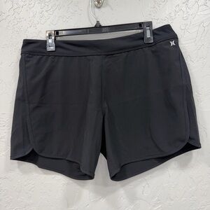 Hurley Phantom Shorts Black Size Large Stretch Athletic Hybrid Boardshorts